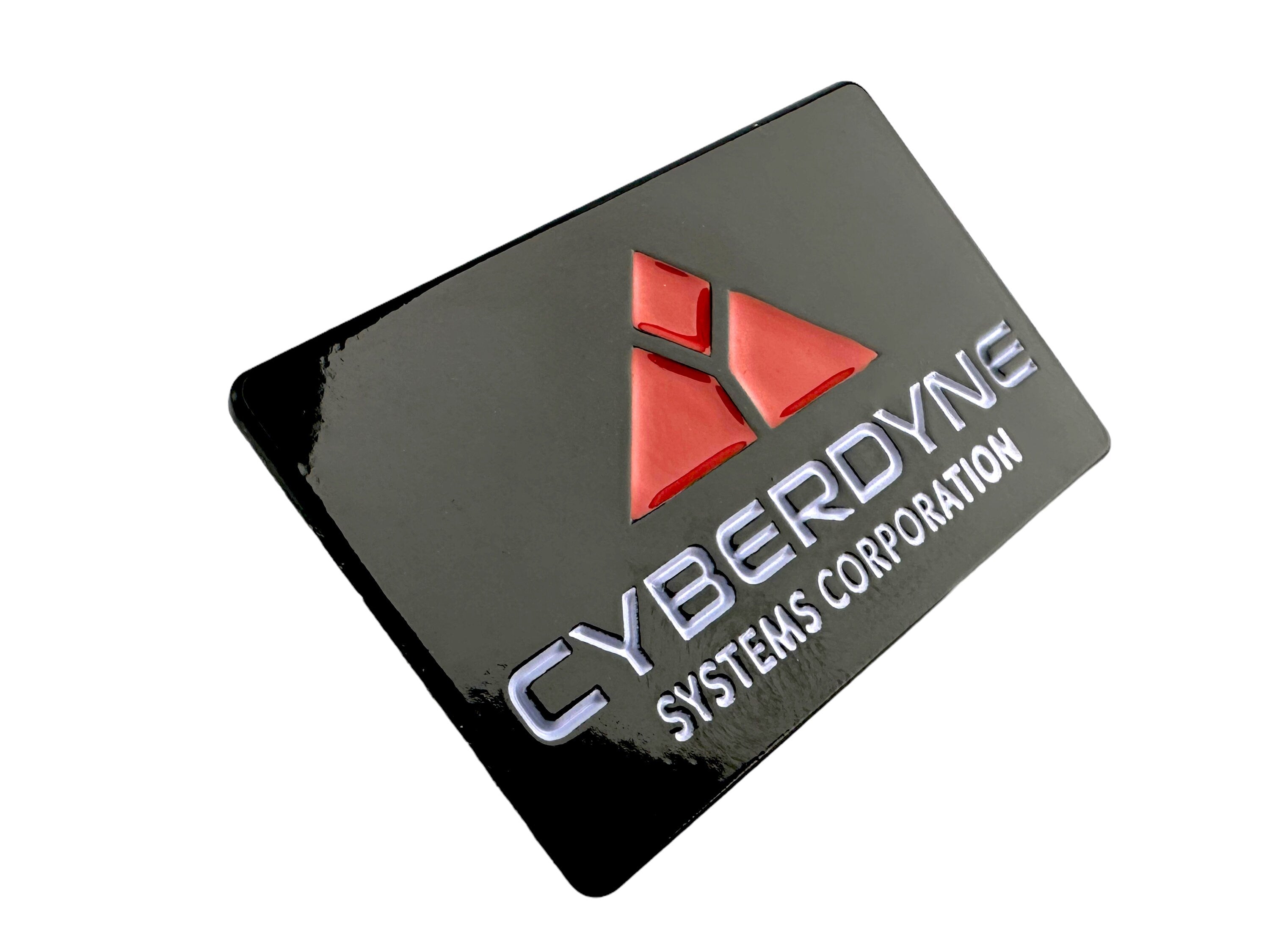 Cyberdyne Corporations Metal Fan Pin Badge Brooch
