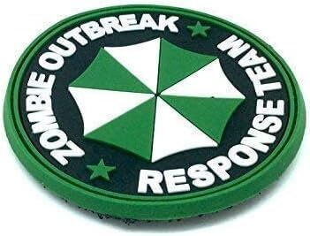 Zombie Outbreak Response Team Umbrella Emblem PVC Tactical Airsoft Paintball Patch
