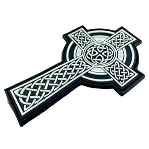 Celtic Cross Rune Airsoft Paintball PVC Morale Cosplay Patch