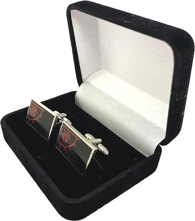 Odin Raven Viking Metal Cosplay Cufflinks in Presentation Gift Box
