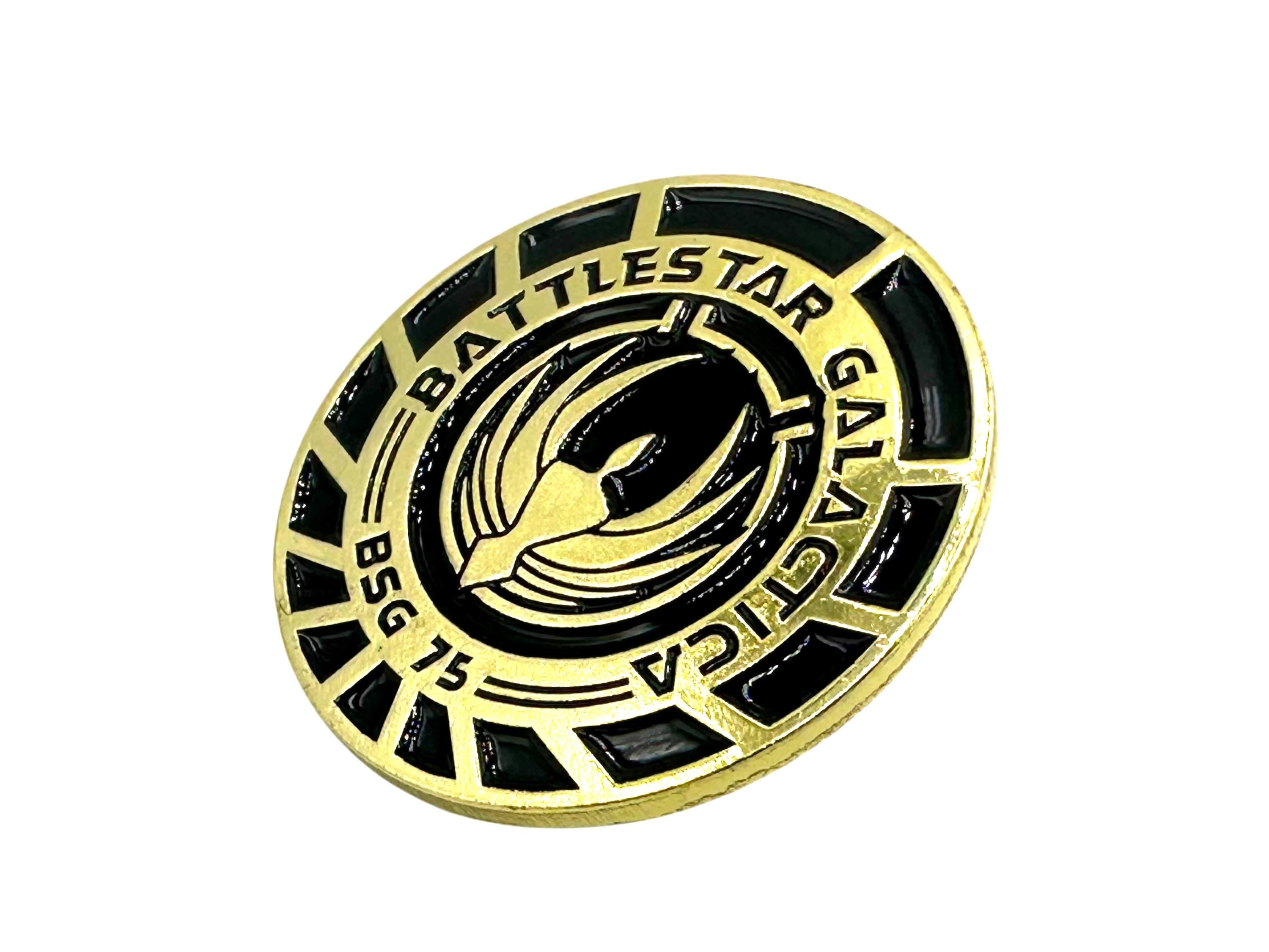 Battlestar Galactica BSG 75 Officer Cosplay Sci Fi Metal Pin