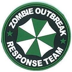 Zombie Outbreak Response Team Umbrella Emblem PVC Tactical Airsoft Paintball Patch