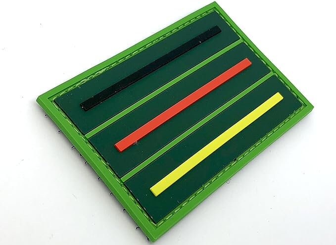Germany Deutschland German Tricolour Flag Airsoft PVC Morale Cosplay Team Patch