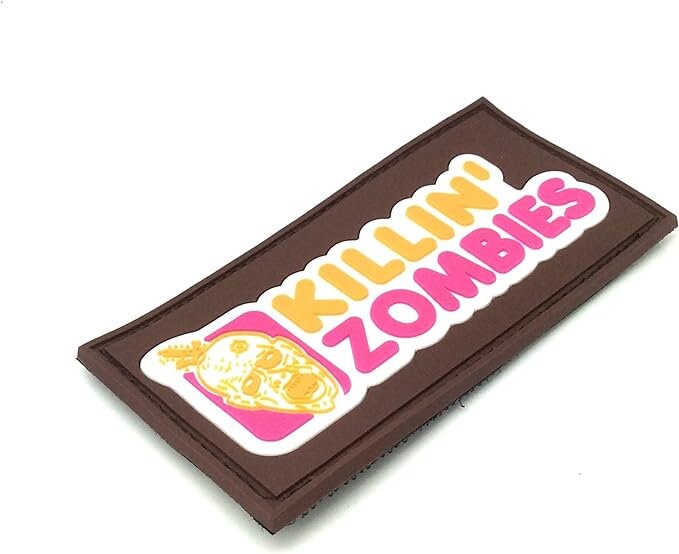 Killin Zombies PVC Airsoft Paintball Morale Patch