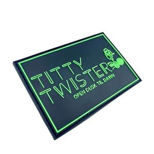 Titty Twister Open from Dusk Til Dawn Glow in the Dark Neon Airsoft PVC Morale Cosplay Patch