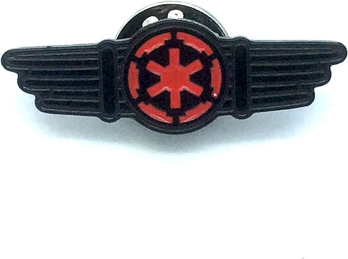Tie Fighter Pilot Wings Metal Cosplay Fan Badge Brooch