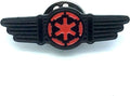 Tie Fighter Pilot Wings Metal Cosplay Fan Badge Brooch