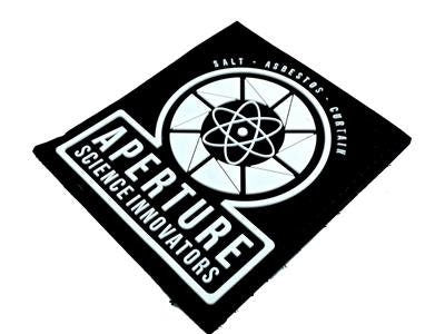 Aperture Science Innovators Portal PVC Airsoft Paintball Cosplay Morale Patch