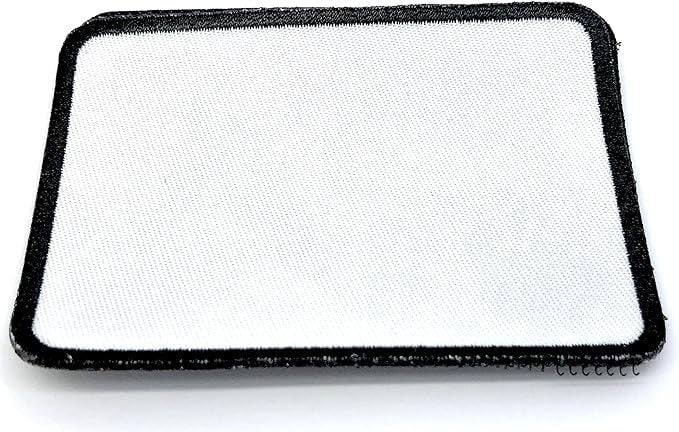Rectangle Hook Backed Sublimation Blank Patches for DIY Custom Patches