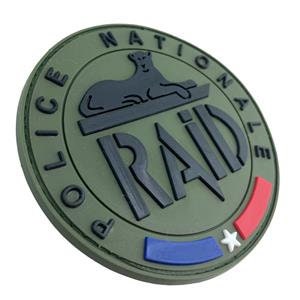 Nationale Raid French Emblem PVC Airsoft Paintball Cosplay Morale Patch