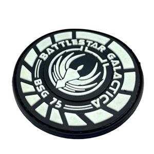 Battlestar BSG 75 Officer Sci Fi PVC Airsoft Paintball Cosplay Morale Fan Patch