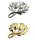 Scotland Scottish Twisted Thistle Cosplay Metal Pin Badge Decorative Brooch