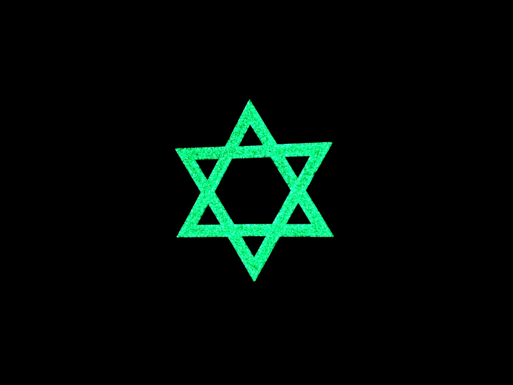 Star of David Israel Flag Tactical PVC Airsoft Paintball Cosplay Patch