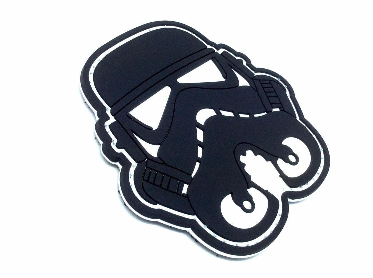 Stormtrooper Helmet Tactical Cosplay Airsoft PVC Fan Morale Sci Fi Patch