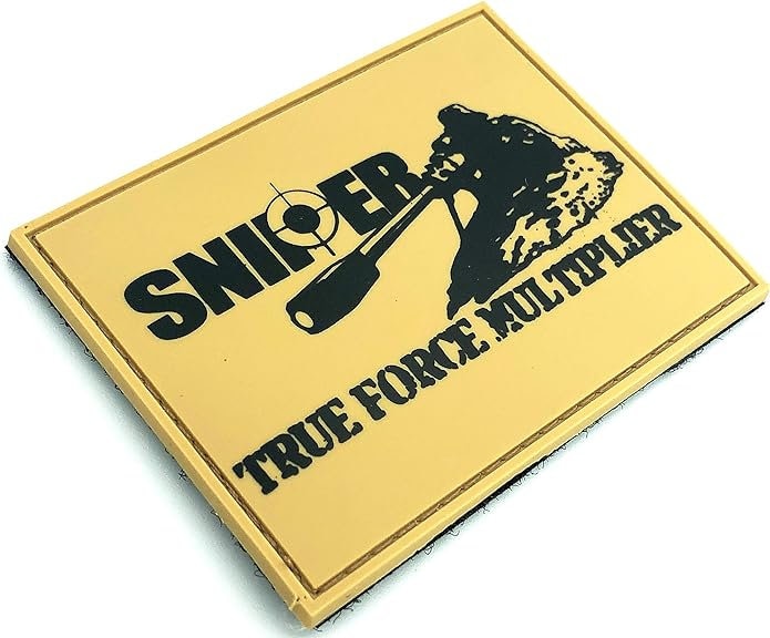 Sniper True Force Multiplier Tactical PVC Airsoft Paintball Cosplay Patch