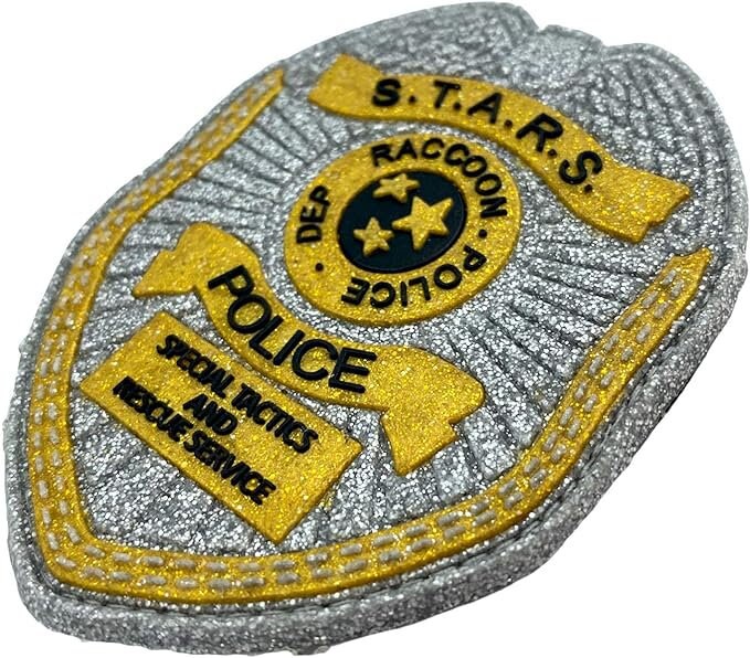 STARS Raccoon Dept Shield Airsoft Paintball PVC Morale Cosplay Fan Patch
