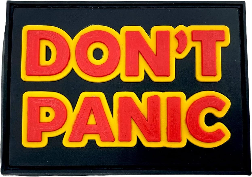 Don't Panic Tactical Airsoft Paintball PVC Morale Patch