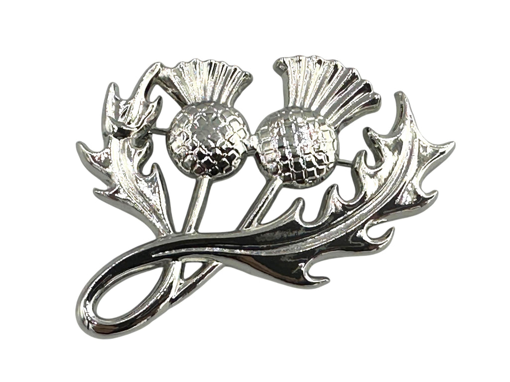 Scotland Scottish Twisted Thistle Cosplay Metal Pin Badge Decorative Brooch