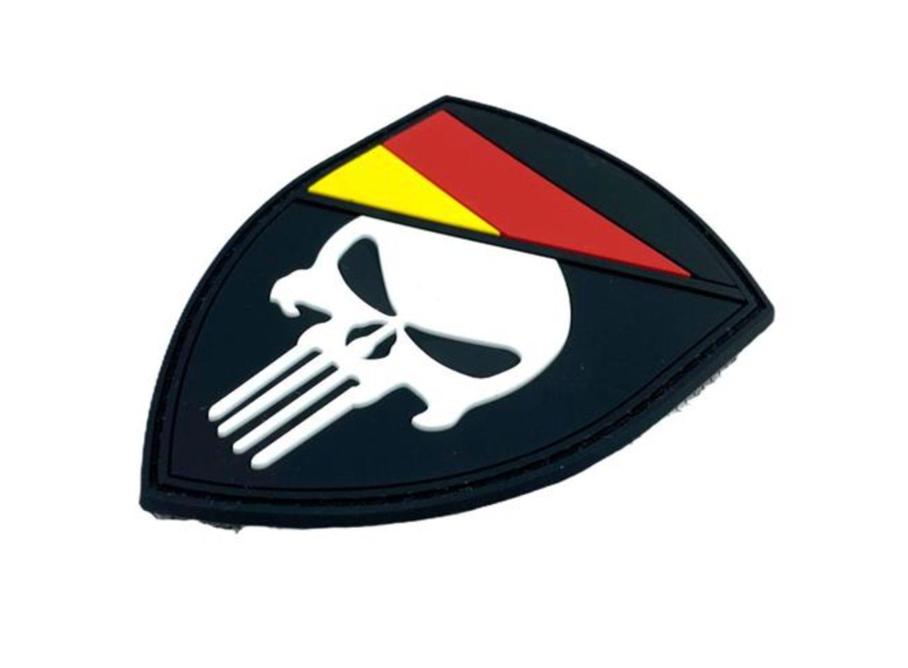 Deutschland German Germany Skull Flag Airsoft PVC Morale Cosplay Team Patch