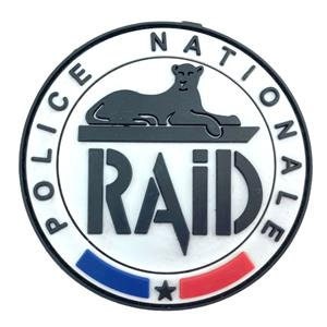 Nationale Raid French Emblem PVC Airsoft Paintball Cosplay Morale Patch