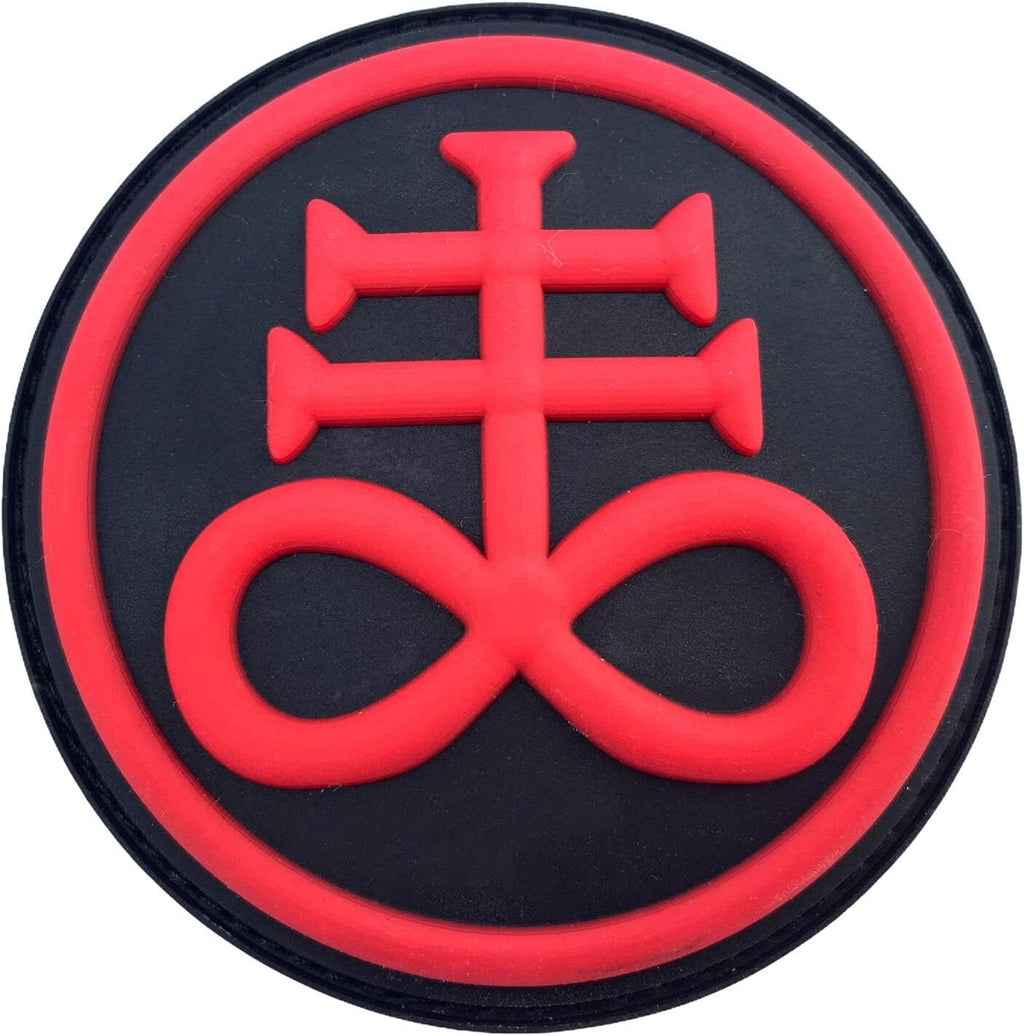 The Leviathan Cross Satan Cross Devil Cosplay PVC Airsoft Paintball Patch