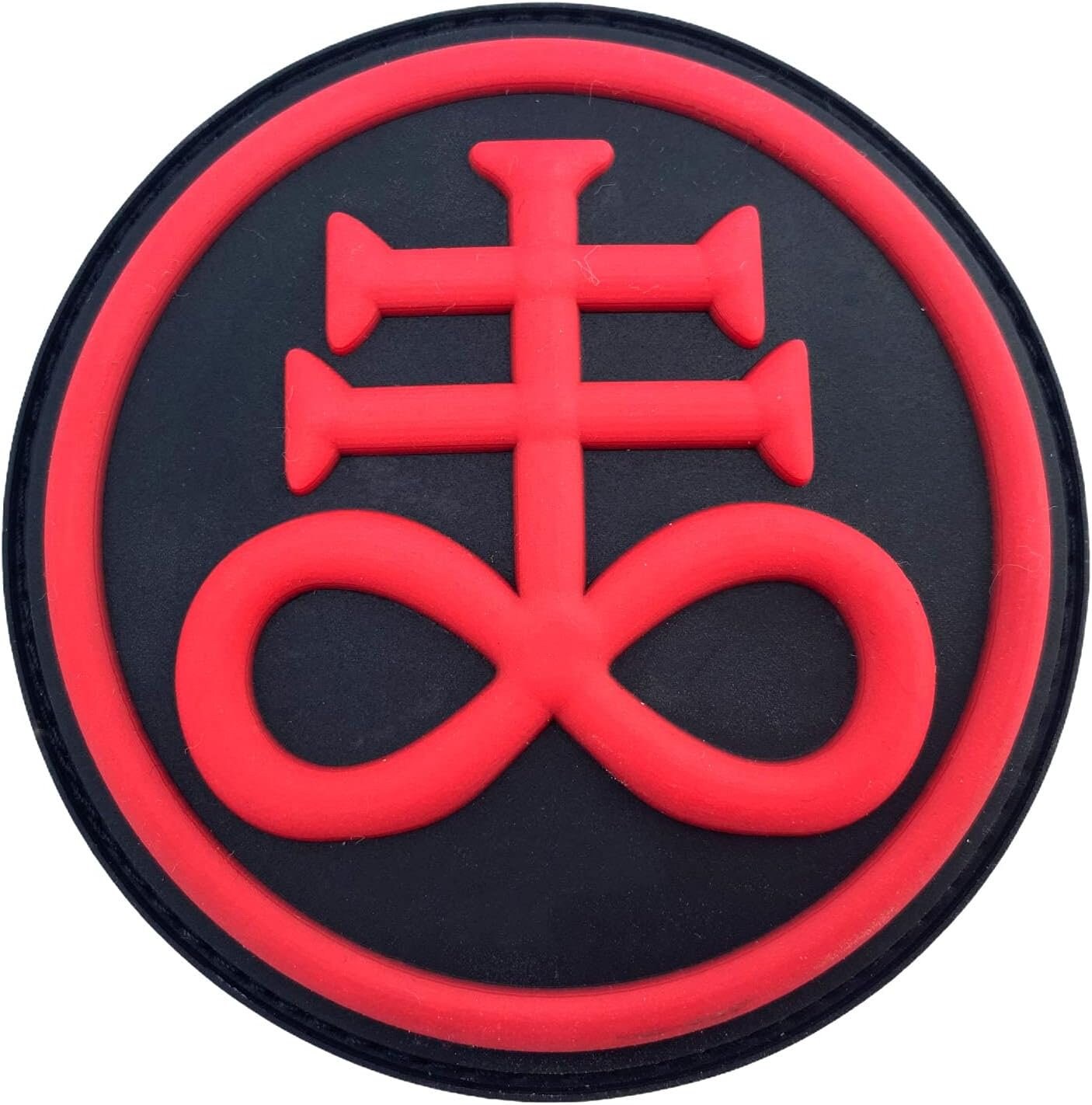 The Leviathan Cross Satan Cross Devil Cosplay PVC Airsoft Paintball Patch