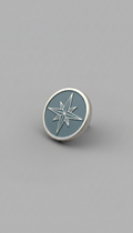 Steel Blue Enamel Tactical Pin