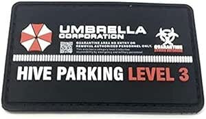 Umbrella Corporation Infected Quarantine Zombie Outbreak Airsoft PVC Morale Fan Sci Fi Patch
