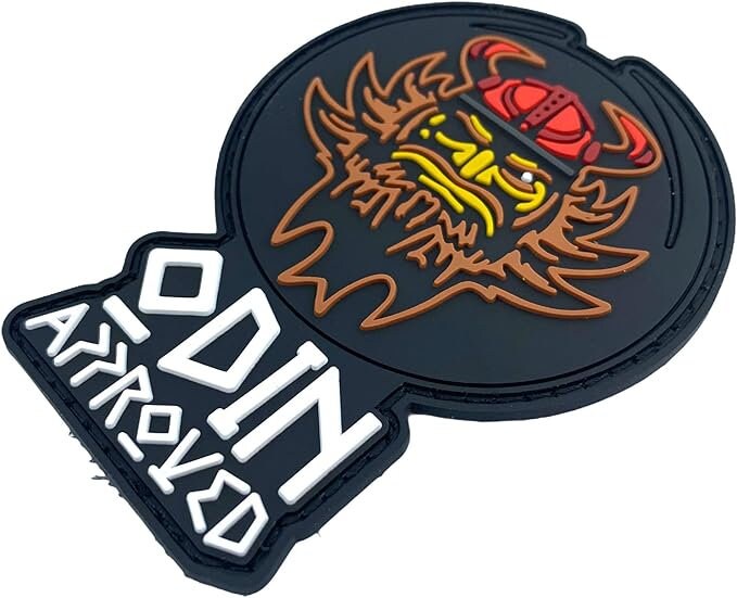 Odin Approved Viking Norse Rune Paintball Airsoft PVC Morale Patch