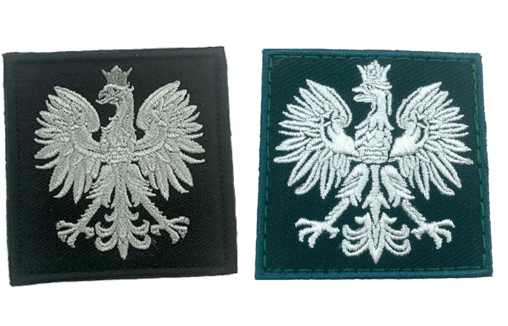 Poland Polish Polska Subdued Eagle Crest Flag Embroidered Airsoft Paintball Cosplay Patch