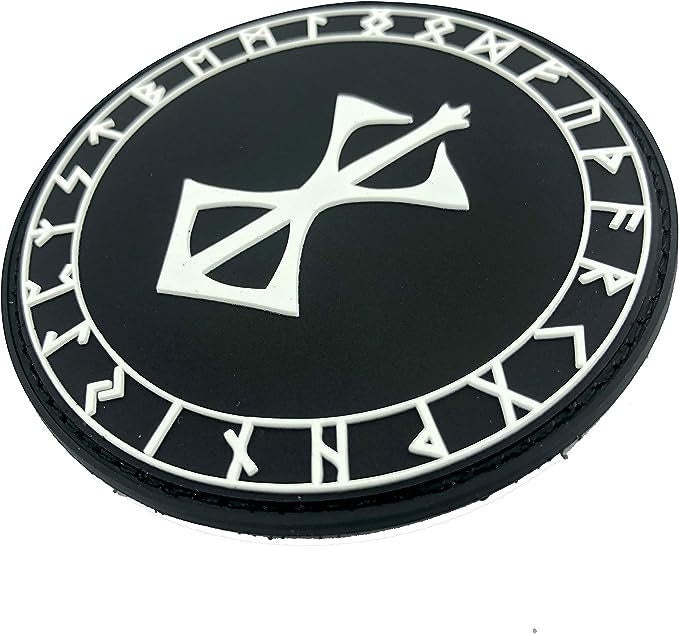 Berserk Berserker Brand Of Sacrifice Norse Rune Viking PVC Airsoft Paintball Morale Patch
