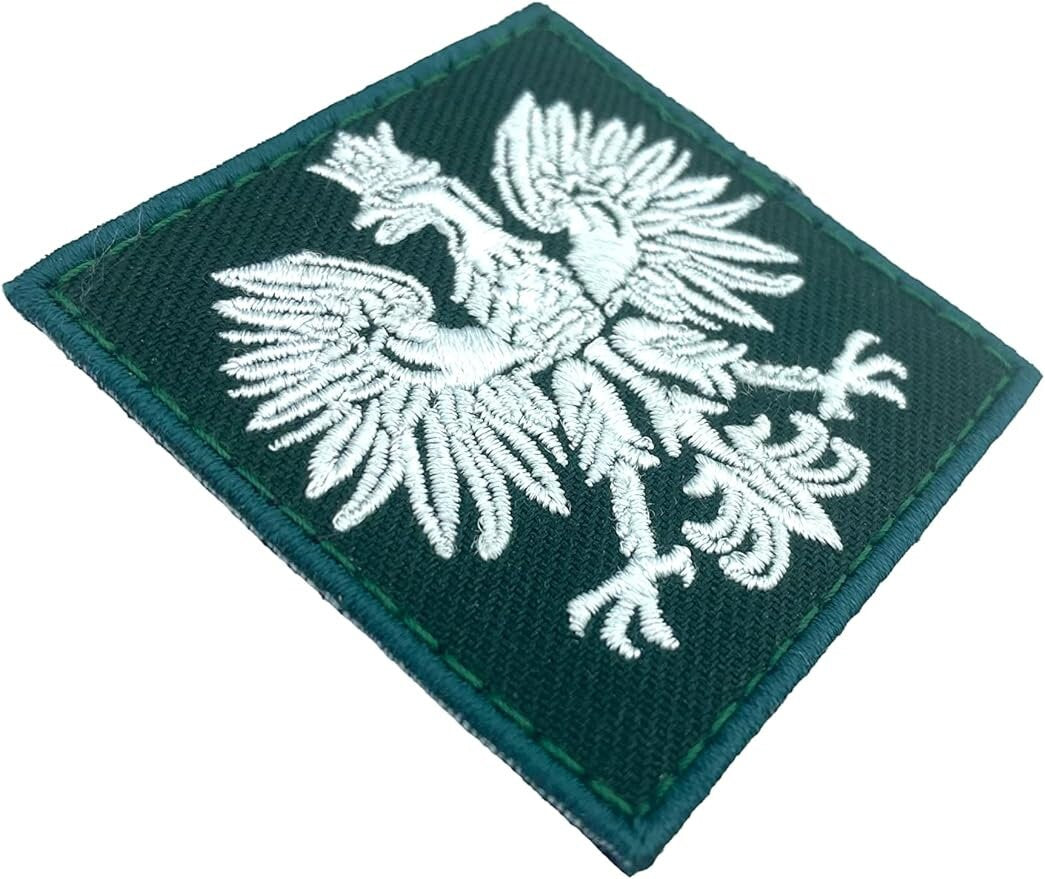 Poland Polish Polska Subdued Eagle Crest Flag Embroidered Airsoft Paintball Cosplay Patch