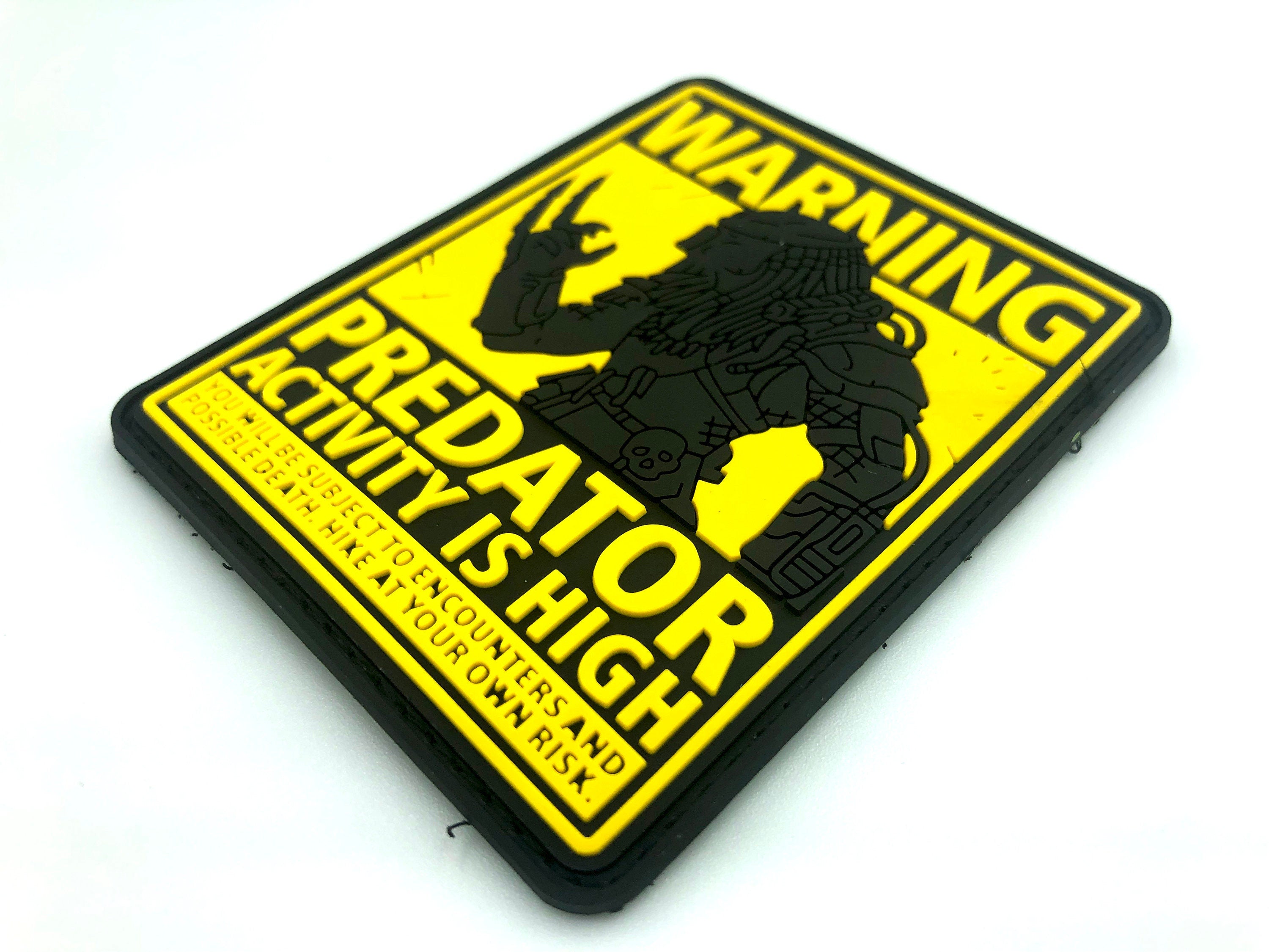 Predator Activity is High Airsoft Paintball PVC Morale Cosplay Patch