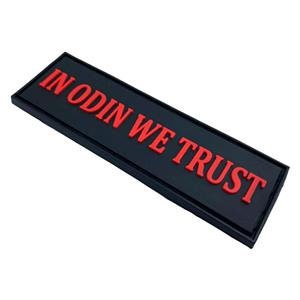 In Odin We Trust Viking Norse Rune PVC Airsoft Paintball Morale Patch