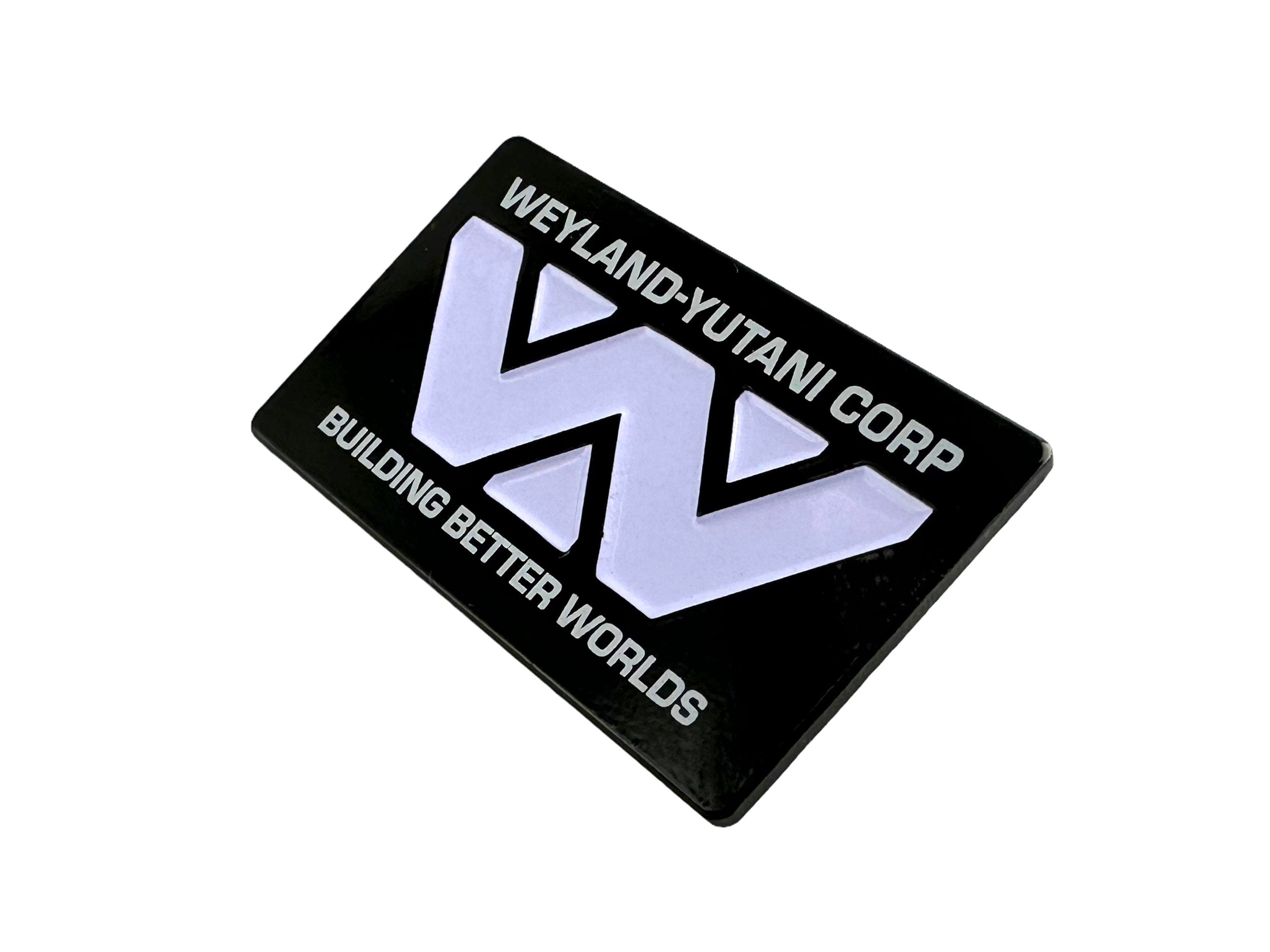 Weyland Yutani Building Better Worlds Black Metal Pin Badge Brooch