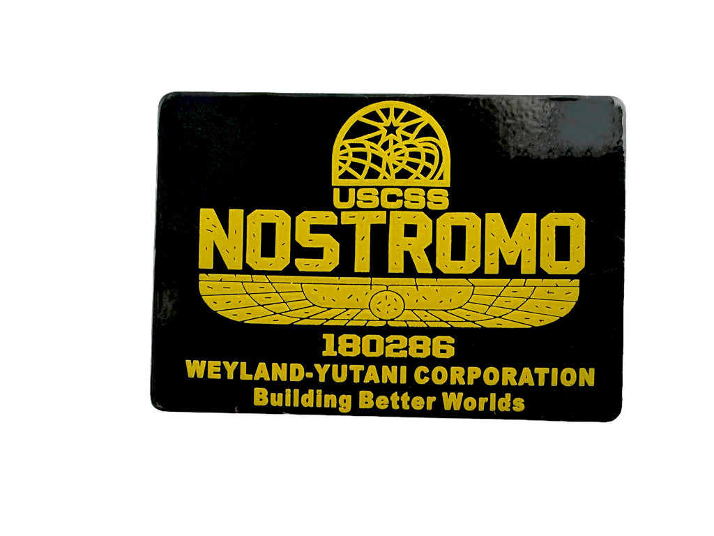 USCSS Nostromo Alien Weyland Yutani Metal Pin Badge Brooch