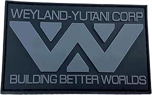 Weyland Yutani Building Better Worlds Airsoft PVC Morale Cosplay Sci-Fi Patch