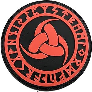 The Triple Horn of Odin The Horn Triskelion Norse Rune Viking PVC Airsoft Paintball Morale Patch