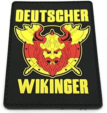 Deutscher Wikinger German Viking Norse Cosplay PVC Airsoft Paintball Morale Patch