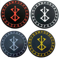 Berserk Berserker Brand Of Sacrifice Norse Rune Viking PVC Airsoft Paintball Morale Patch