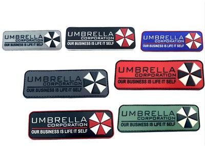Umbrella Corporation Our Business is Life Itself Airsoft PVC Morale Cosplay Team Patch