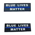 Blue Lives Matter Police Tribute Memorial Tactical Airsoft Paintball PVC Morale Cosplay Patch