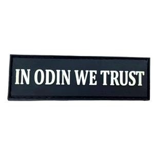 In Odin We Trust Viking Norse Rune PVC Airsoft Paintball Morale Patch