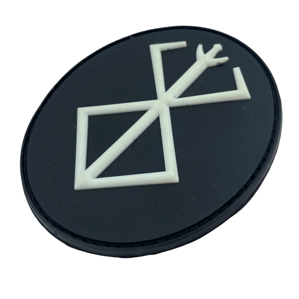 Berserk Berserker Oval Brand of Sacrifice Norse Airsoft Paintball PVC Morale Patch