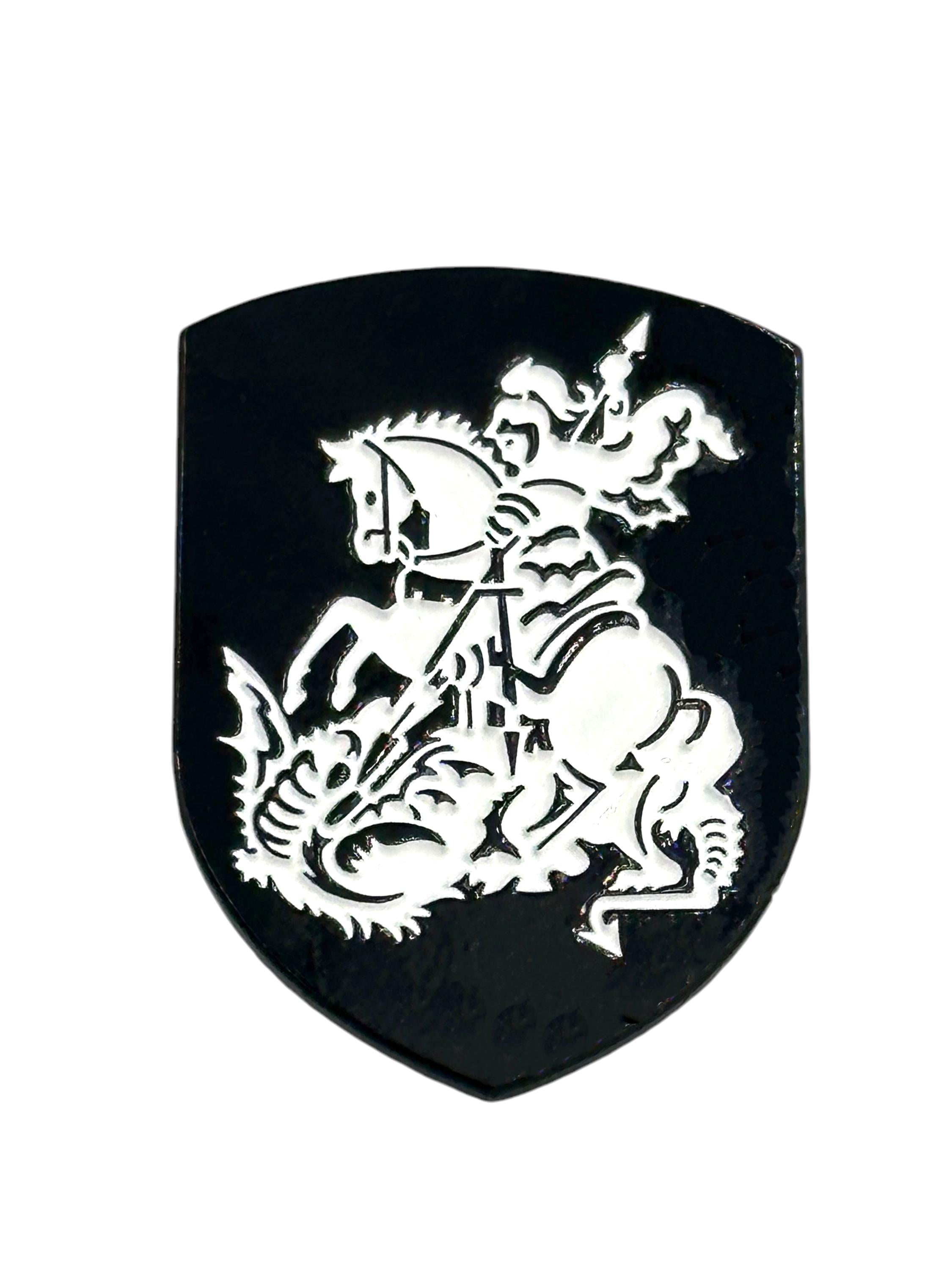 Knights Templar St George & Dragon Crusader Metal Pin Badge Brooch