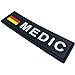German Germany Deutschland Flag Medic Glow in The Dark Airsoft PVC Morale Cosplay Patch