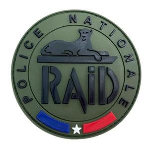 Nationale Raid French Emblem PVC Airsoft Paintball Cosplay Morale Patch