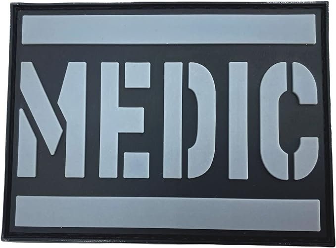 Medic IFAK First Aid Airsoft Paintball PVC Morale Cosplay Patch