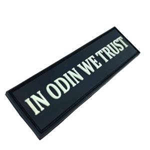 In Odin We Trust Viking Norse Rune PVC Airsoft Paintball Morale Patch