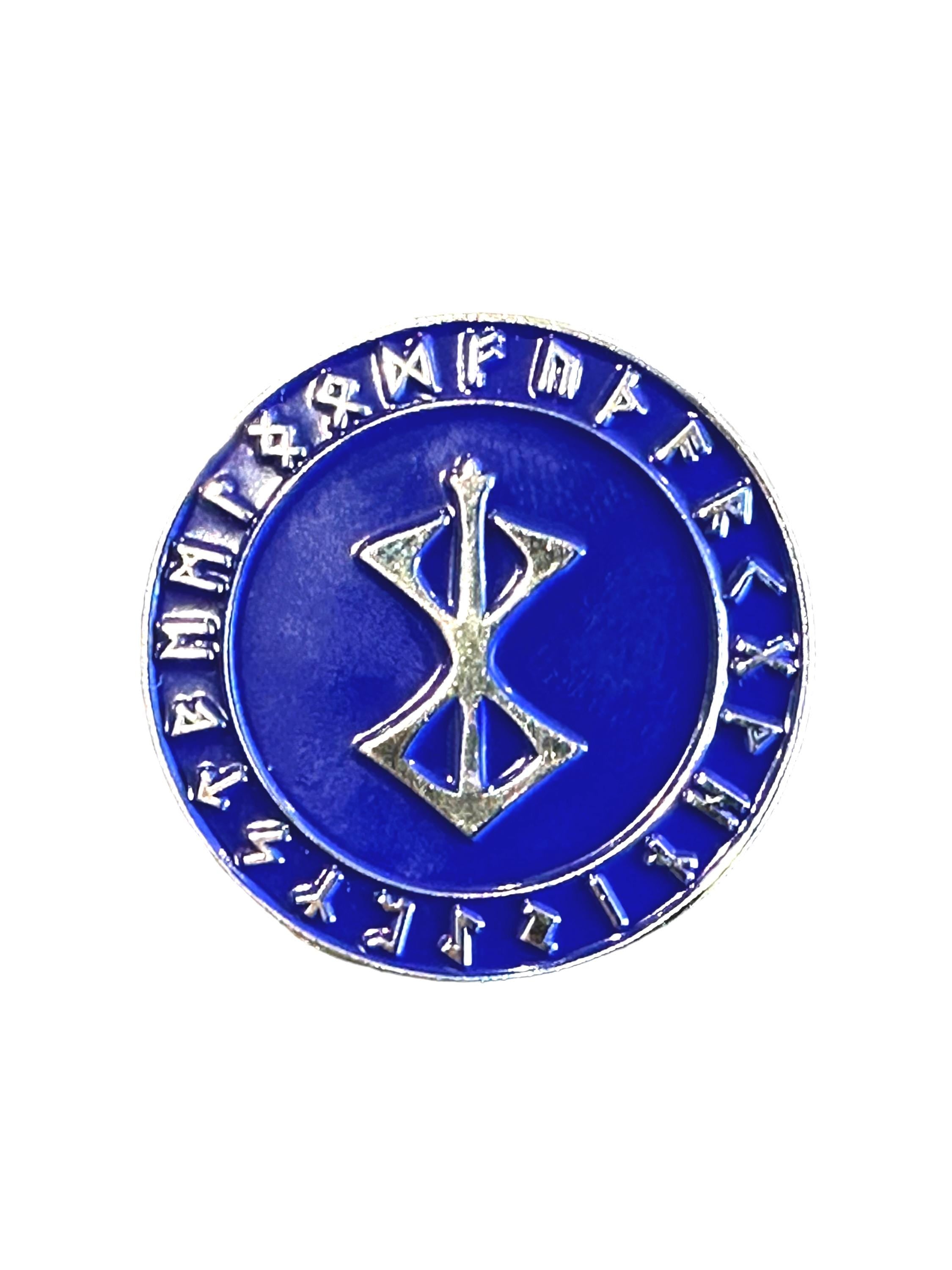 Berserk Berserker Brand Of Sacrifice Norse Rune Viking Metal Pin Badge Brooch